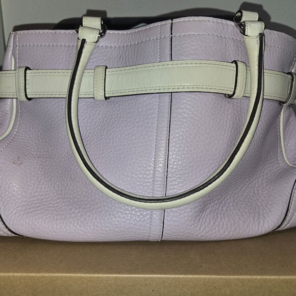 Authentic coath lavender leather tote bag - Picture 2 of 7